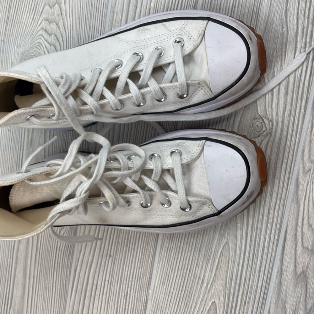 Converse White High-Top Sneakers